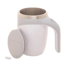 Caneca Mixer Elétrica Automática em Inox 380ml - Mistura Rápida e Recarregável