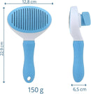 Escova Removedora de Pelos Soltos Autolimpante para cães e gatos