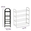 Sapateira Organizadora Multiuso 4 Andares Prática e Desmontável