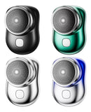 Mini Barbeador Elétrico Portátil USB – Lavável e Recarregável (Uso Sem Dor)