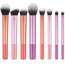 Kit 8 Pincéis Profissionais de Maquiagem: Cerdas Super Macias para Esfumar e Contorno