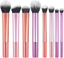 Kit 8 Pincéis Profissionais de Maquiagem: Cerdas Super Macias para Esfumar e Contorno
