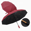 Guarda-Chuva Automático: O Dobro de Resistência, 100% Proteção Solar unissex