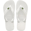 Chinelo Havaianas Brasil Branco Tradicional - Edição Copa unissex